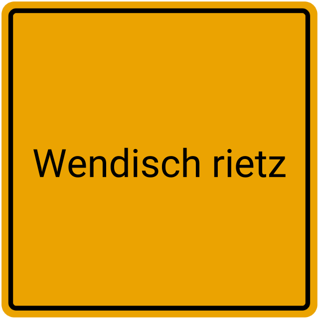 Meldebestätigung Wendisch Rietz